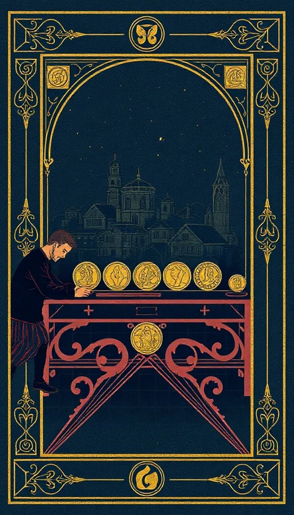 Eight of Pentacles tarot card