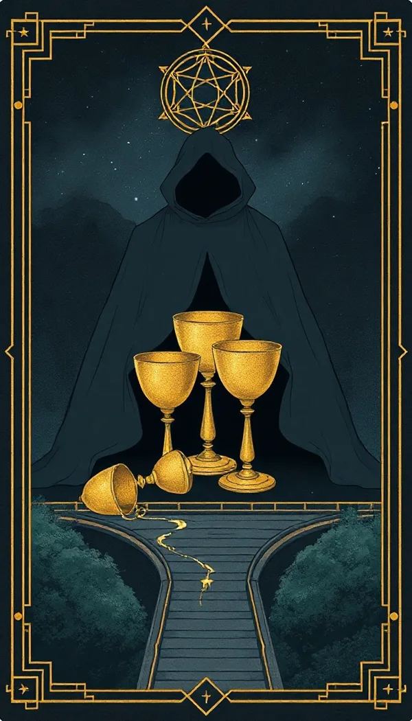 Five of Cups tarot card