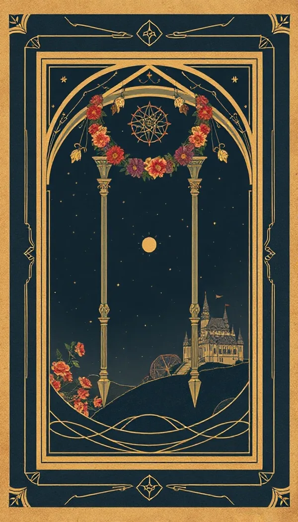 Four of Wands tarot card