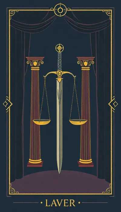 Justice tarot card
