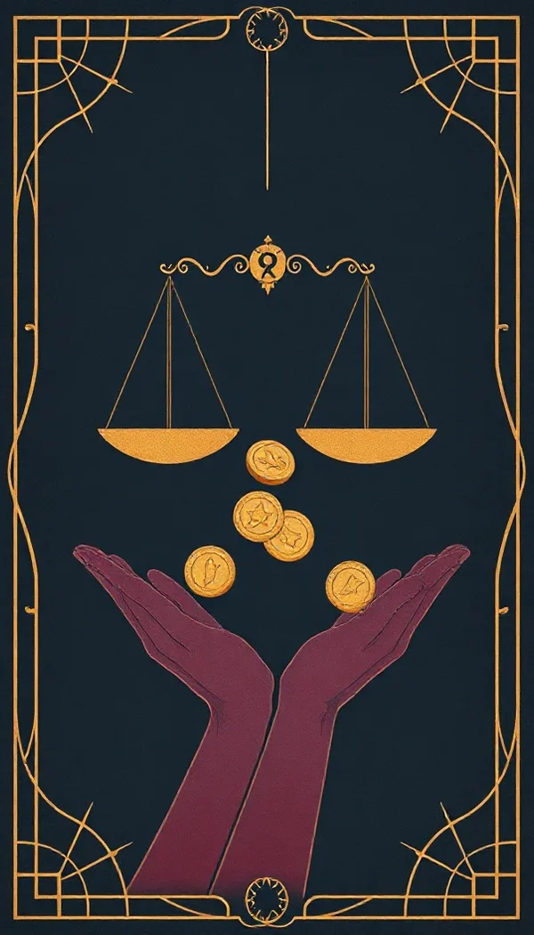Six of Pentacles tarot card