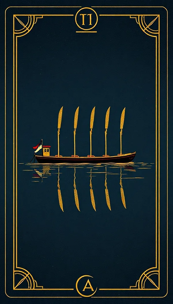 Six of Swords tarot card