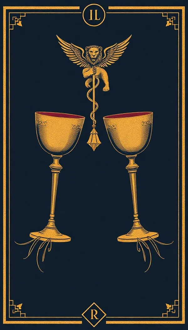 Two of Cups tarot card